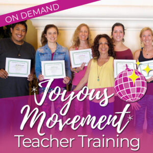 Dance fitness program teacher training by Joyous Movement